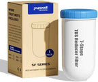 Purewell 0 TDS 7-Stage Water Filter Replacement for Zero Pitcher, Purewell SF series system, 100Gal Long-Lasting, NSF Certified to Reduce TDS, Total PFAS, Mercury& Heavy Metals, Chlorine (1 Pack)