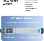 SurviMate 5-Stage 0.01μm Ultra-Filtration Filtered Water Bottle BPA-Free - Field & Pure