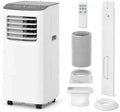GarveeLife Portable Air Conditioner,8,000 BTU for Rooms up to 350 Sq.Ft., 4-IN-1 Smart Compact AC Unit with Cooling, 24 Hour Timer, Dehumidifier, Fan, Remote Control and Window Kit, White