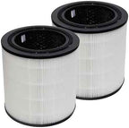 PUREBURG Replacement Filter Compatible with Bosch Air 4000 Air Purifier, 2-Pack H13 True HEPA Activated Carbon 2-in-1 For Air Clean Dust VOCs Odor 3-Stage Filtration