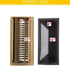 MODERN WAVE - Floor Air Vent Cover Screen - Floor Register Trap Mesh Filter Net (5-Pack, 4"x12")
