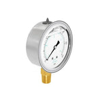 Joywayus Pressure Gauge 0-60 PSI Brass 1/4" NPT Male Thread Lower Mount - Image 4