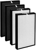 4-Pack AD5000 Replacement Filter Compatible with air doctor 5000 Air Purifier–2 Main Filter + 2 Activated Carbon Filters (Not Compatible with 5500 Series)