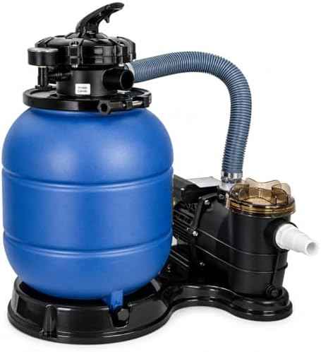 XtremepowerUS 13" Sand Filter Above Ground Pools Pump 2400GPH 4-Way Valve Swimming Pool with Pool Pump 10,000GAL Capacity