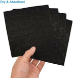 4 Pack 5inch Charcoal Filters for Kitchen Compost Bin, Compost Filters