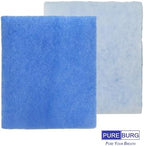 PUREBURG Replacement Filter Compatible with Best Vent Indoor Dryer Vent,12-Pack 6.9" x 6.5" x 0.6" Dryer Lint Filter For Air Clean - Field & Pure