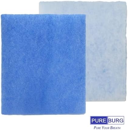 PUREBURG Replacement Filter Compatible with Best Vent Indoor Dryer Vent,12-Pack 6.9" x 6.5" x 0.6" Dryer Lint Filter For Air Clean - Field & Pure