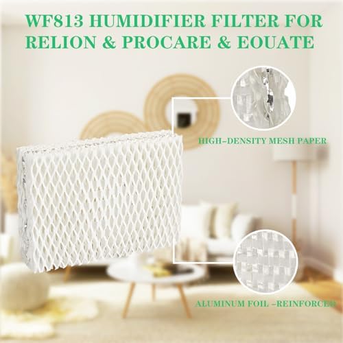 kakofaci 6 Pack WF813 Humidifier Filters Replacement Compatible with