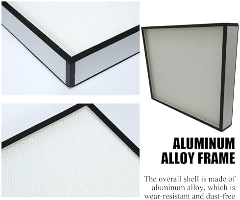 FFU H14 HEPA Filter Replacement, Laminar Flow Hood Filter Replacement Kit 1 Piece, Compatible with Laminar Flow Hood FFU 46.2"x22.6",100/ISO 5, H14 HEPA Flow Hood Filter - Field & Pure