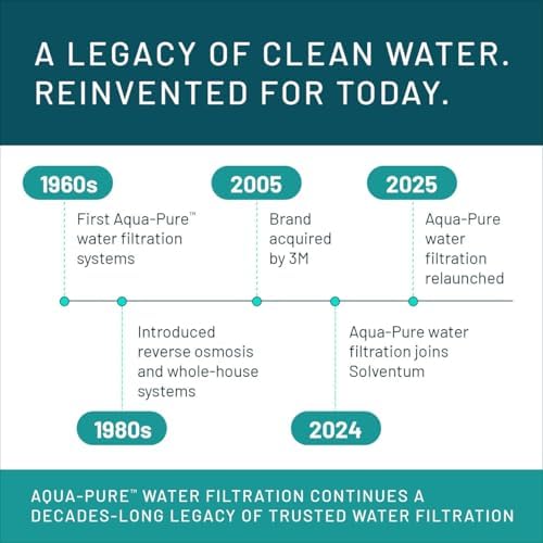 Aqua-Pure DW301 Under Sink Water Filter System, Removes Lead, VOC's