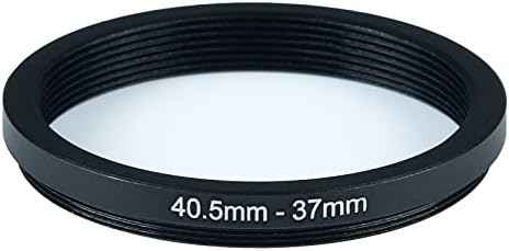 40.5mm to 37mm Step-Down Ring Filter Adapter for All Brands UV ND CPL Metal Ring Step-Down Rings Adapter Filter (40.5mm-37mm)