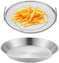 Kitchen Oil Filter Tray - Stainless Steel Mesh Filtering Basket With Tray | Oil Drain Rack | Oil Drip Filter For Frying Grilling Food | Air Fryer Accessories For Frying Grilling Food