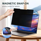 2Pack Magnetic 14 Inch Laptop Privacy Screen 16:9 Aspect Ratio, Removable Anti-Blue/Glare Protector Film, Anti Spy Desktop Security Private Filter 14in - Field & Pure