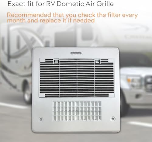 RV Premium Charcoal Activated Carbon Fiber Air Conditioner Filter - 14" x 7.5" Air Duct AC Carbon Filter Replacement for RV Dometic Air Grille 3313107.103, 3105012.003 (6 Pack) - Field & Pure
