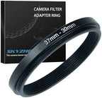 37mm to 30mm Step Down Ring Filter Adapter Metal Ring Step Down Rings Adapter Filter Compatible with All 30mm UV,CPL,ND,Lens Hood,Threaded Lens ect (37mm to 30mm)