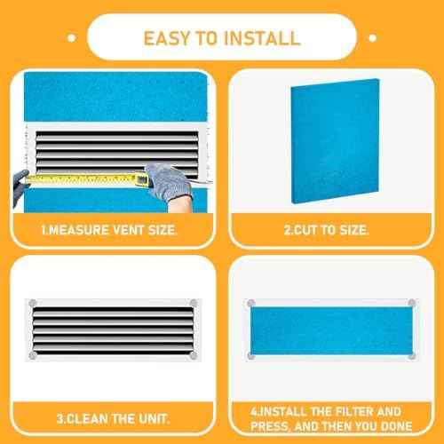 20x30x1 Air Filter Cut To Compatible with Furnace & Air Conditioner High Air Flow Polyester Fiber Filter Media, 2 Pack (20" x 30" x 0.7" actual)