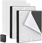 PR1 Replacement Filter Compatible with Mooka PR1 Air Purifier,2 Pack H13 filter Activated Carbon