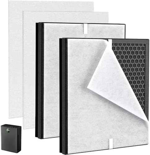 PR1 Replacement Filter Compatible with Mooka PR1 Air Purifier,2 Pack H13 filter Activated Carbon