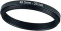 40.5mm to 37mm Step-up Adapter Rings Filter Adapter Black Metal Step Down Filter Ring Adapter Compatible with All Brand UV CPL ND Camera Lens Filter Stepping Rings (40.5mm-37mm)