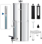 IceJoy Ultra-Filtration Gravity Water Filter System, Stainless Steel