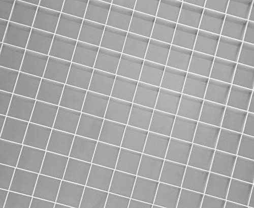 18" x 14" Cube Core Eggcrate Return Air Filter Grille for 1" Filter - Aluminum - White [Outer Dimensions: 20.5" x 16.5]