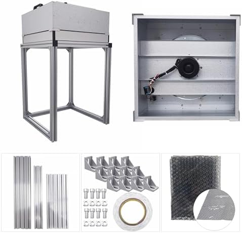 INTSUPERMAI Vertical Laminar Flow Hood Air Flow Clean Bench Workstation with HEPA Filter Lab Fume Hood Air Volume 294-411 cfm Dust Free Room Workshop for Phone LCD Repair Workshop Laboratory 110V - Field & Pure
