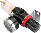 Baomain Pneumatic Filter Regulator AFR-2000 1/8"PT Air Treatment Unit w Pressure Gauge