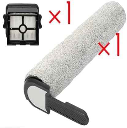 AT28 Main Roller Brush with Filters - Replacement Accessories Compatible For Ultenic AC1 Elite Floor Scrubber & Wet Dry Vacuum Cleaner