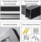 Pool pump covers for outside units, mini split covers for outside units, aluminum outdoor garden air conditioner cover, sturdy and durable, noise-proof, suitable for gardens, balconies, walls ( Color - Field & Pure