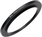 55mm to 67mm Step-up Adapter Rings Filter Adapter Black Metal Step Down Filter Ring Adapter Compatible with All Brand UV CPL ND Camera Lens Filter Stepping Rings (55mm-67mm) - Field & Pure