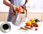 Kitchen Compost Bin Charcoal Filter 7.25 Inch Diameter Extra Thicker & - Image 5