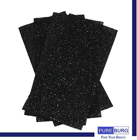 PUREBURG Replacement Filter Set Compatible with Hunter HP100 HT100 Air Purifier,2-Pack H13 HEPA + 4 x Activated Carbon Pre-Filters 4-Stage Filtration Air Clean VOCs - Field & Pure