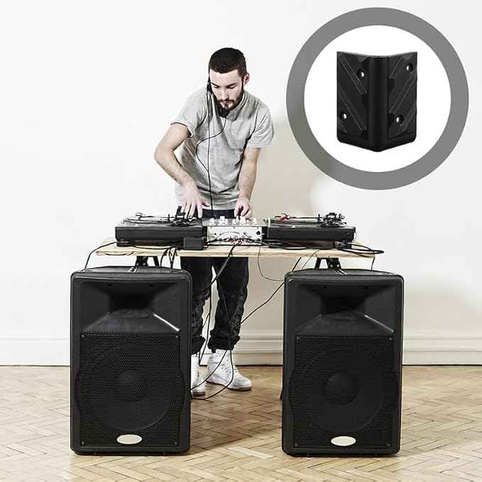 Gadpiparty Anti-Collision Speaker Corner Protectors 1.77 Inch Plastic Guards