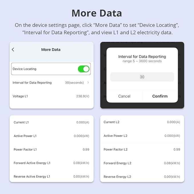 Smart Home Energy Monitor with 2 x 120A CTs, Live Electricity Usage Tracking
