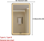 Bathroom Mirror with LED Lights，Bathroom Led Mirror ，Backlit Bathroom Mirror - Image 2