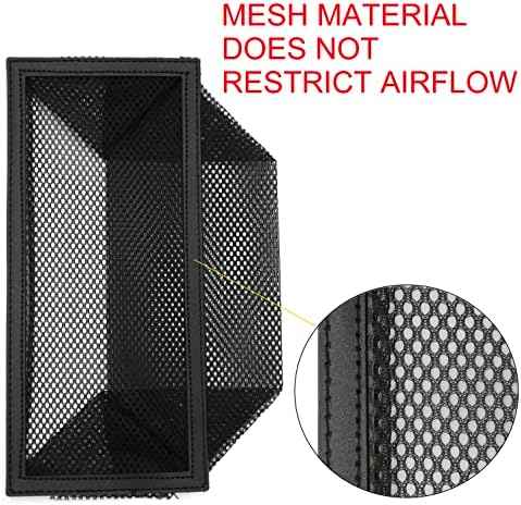 MODERN WAVE - Floor Air Vent Cover Screen - Floor Register Trap Mesh Filter Net (5-Pack, 4"x12")