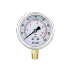 0-160 Psi Lead-Free Glycerin Liquid Filled Low Pressure Gauge, 2.5" Dial Size by BPSSDI