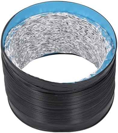 7" Dryer Vent Exhaust Hose, 6.56ft Flexible Insulated Air Ducting, PVC Aluminum Foil Ventilation Duct, for Kitchen Greenhouse