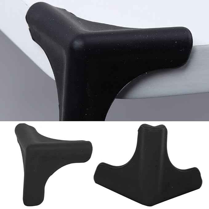 Safety Corner Guards, Removable Silicone 4PCS Edge Protectors,
