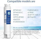 EPTWFU01 Water Filter Replacement, 3 Pack