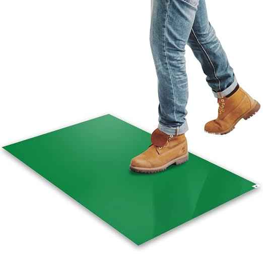 SATECH Tacky Mat, Sticky Mat for Hospital Laboratory Construction Pet 24"x36"