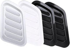 2Pcs ABS Car Air Flow Intake Hood Scoop Vent Bonnet Cover Universal DIY - Image 3