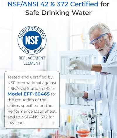 Waterdrop ADQ747935 Refrigerator Water Filter and Air Filter, 3 Combo