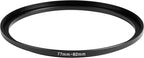 77-82mm Metal Step-Up/Down Ring Adapter Compatible - Image 3