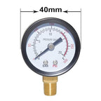 Joywayus Pressure Gauge 0 to 300 PSI Brass 1/8" Male NPT Thread Lower Mount - Image 3