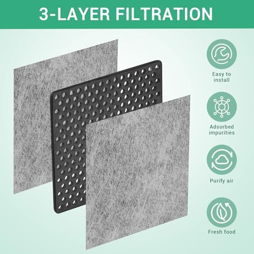 Barkior 6-Pack Refrigerator Air Filter Replacement for LG LT120F &