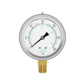Joywayus Pressure Gauge 0-60 PSI Brass 1/4" NPT Male Thread Lower Mount by Joywayus