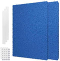 Reusable Air Filter 20x30x0.5, 2 Packs Cut to Fit Furnace Filters, MERV 6 Electrostatic Filter for HVAC, Mobile, Manufactured Homes, Washable Replacement Air Conditioner Filters,24 PCs Hooks