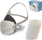 Reusable Respirator Mask with 7 Filters – Half Mask Respirator by Tesoro