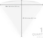 The Felt Store Synthetic Maple Syrup Filter Cone – Reusable Heavy-Duty - Image 3